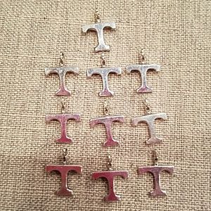 Silvered colored Tennessee "T"